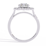 14k IGI certified round ring with E-F color VVS-VS clarity diamonds 188