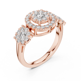Ladies Ring 19#120001L - Rose Gold - Image