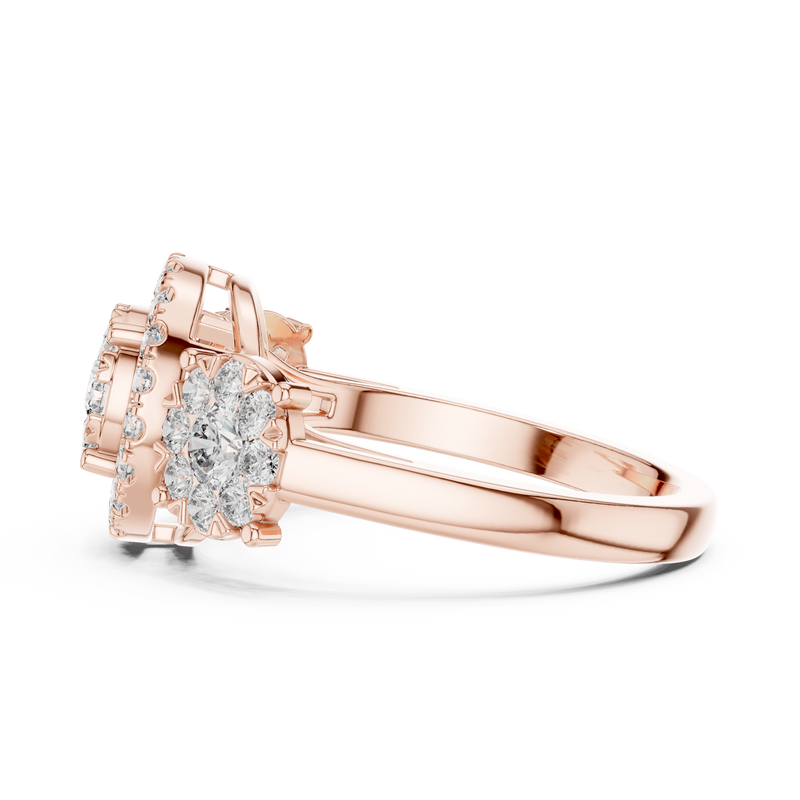 Ladies Ring 19#120001L - Rose Gold - Image