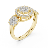 Ladies Ring 19#120001L - Yellow Gold - Image