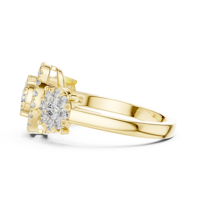 Ladies Ring 19#120001L - Yellow Gold - Image