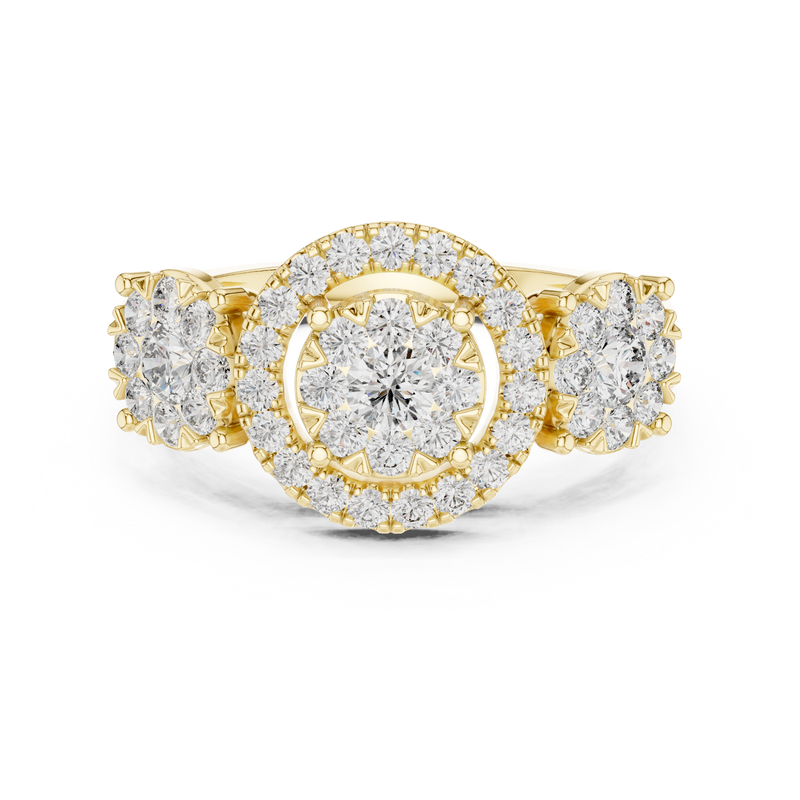 Ladies Ring 19#120001L - Yellow Gold - Image