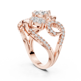 Ladies Ring 19#120002L - Rose Gold - Image