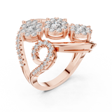 Ladies Ring 19#120002L - Rose Gold - Image