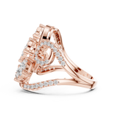 Ladies Ring 19#120002L - Rose Gold - Image