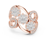 Ladies Ring 19#120002L - Rose Gold - Image