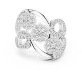 Ladies Ring 19#120002L - White Gold - Image
