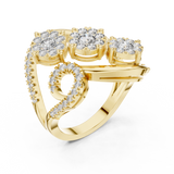 Ladies Ring 19#120002L - Yellow Gold - Image