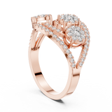 Ladies Ring 19#120003L - Rose Gold - Image