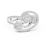 Ladies Ring 19#120003L - White Gold - Image