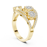Ladies Ring 19#120003L - Yellow Gold - Image