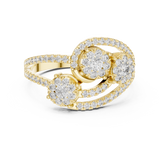 Ladies Ring 19#120003L - Yellow Gold - Image