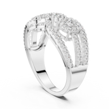 Ladies Ring 19#120004L@7 - White Gold - Image