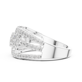 Ladies Ring 19#120004L@7 - White Gold - Image