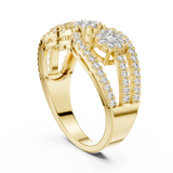 Ladies Ring 19#120004L@7 - Yellow Gold - Image