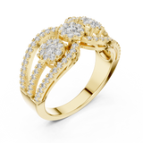 Ladies Ring 19#120004L@7 - Yellow Gold - Image