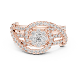 Ladies Ring 19#120005L - Rose Gold - Image
