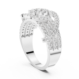 Ladies Ring 19#120005L - White Gold - Image
