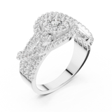 Ladies Ring 19#120005L - White Gold - Image