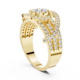 Ladies Ring 19#120005L - Yellow Gold - Image