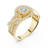 Ladies Ring 19#120005L - Yellow Gold - Image