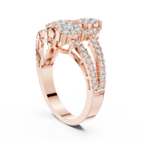 Ladies Ring 19#120006L - Rose Gold - Image