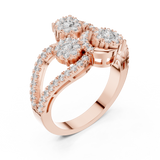 Ladies Ring 19#120006L - Rose Gold - Image