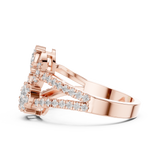 Ladies Ring 19#120006L - Rose Gold - Image