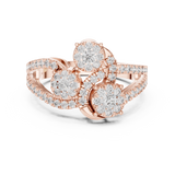 Ladies Ring 19#120006L - Rose Gold - Image