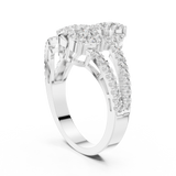 Ladies Ring 19#120006L - White Gold - Image