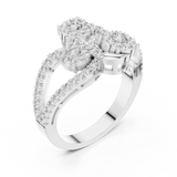 Ladies Ring 19#120006L - White Gold - Image