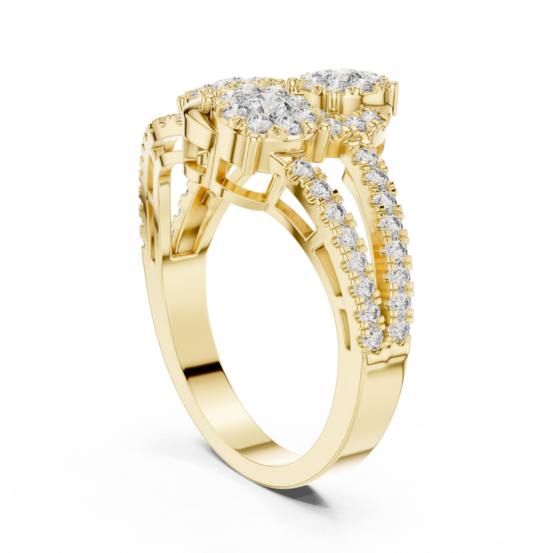 Ladies Ring 19#120006L - Yellow Gold - Image