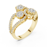 Ladies Ring 19#120006L - Yellow Gold - Image