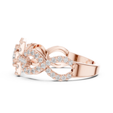 Ladies Ring 19#120007L - Rose Gold - Image