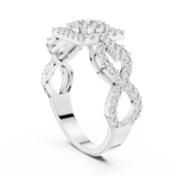 Ladies Ring 19#120007L - White Gold - Image