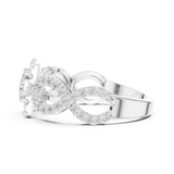 Ladies Ring 19#120007L - White Gold - Image