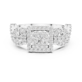 Ladies Ring 19#120007L - White Gold - Image