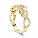 Ladies Ring 19#120007L - Yellow Gold - Image