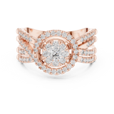 Ladies Ring 19#120008L - Rose Gold - Image