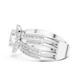 Ladies Ring 19#120008L - White Gold - Image