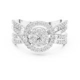 Ladies Ring 19#120008L - White Gold - Image