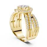 Ladies Ring 19#120008L - Yellow Gold - Image