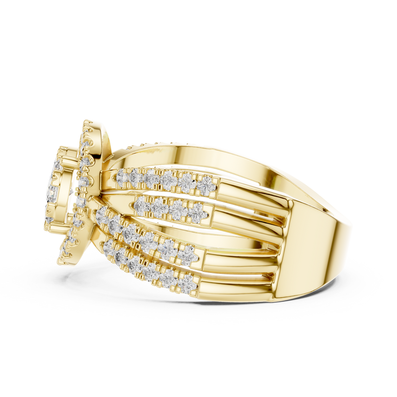 Ladies Ring 19#120008L - Yellow Gold - Image