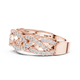 Ladies Ring 19#120009L - Rose Gold - Image