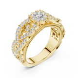 Ladies Ring 19#120009L - Yellow Gold - Image
