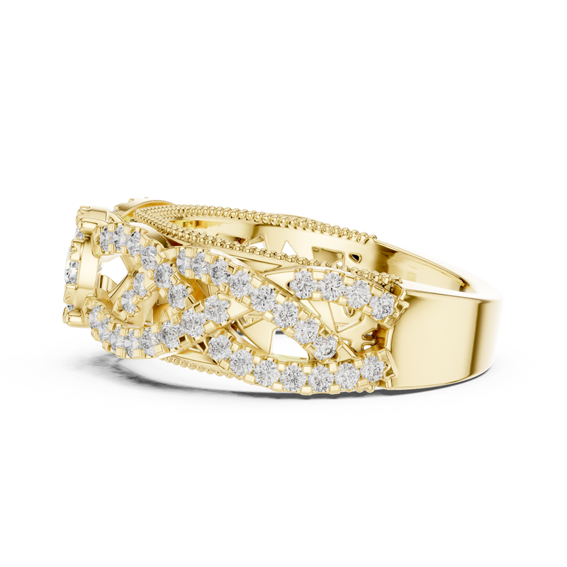 Ladies Ring 19#120009L - Yellow Gold - Image