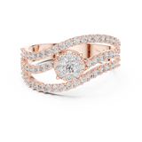 Ladies Ring 19#120012L - Rose Gold - Image