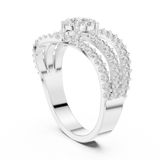 Ladies Ring 19#120012L - White Gold - Image