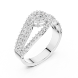 Ladies Ring 19#120012L - White Gold - Image