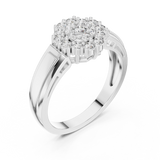 Ladies Ring 19#120013L - White Gold - Image